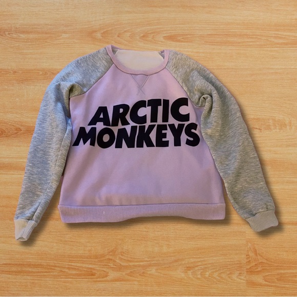 Arctic Monkeys lilac crewneck sweatshirt - Picture 1 of 6